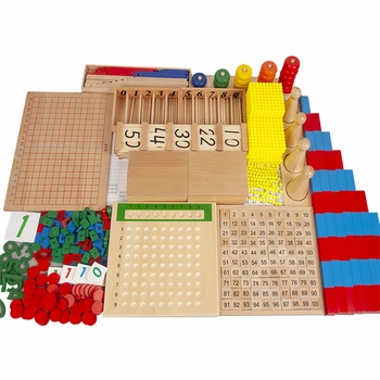 Montessori Materiāli Matemātikas Materiālu, Mācību Eudcation Montessori Rotaļlietas 2 Gadi Mācību Darbību Bērnu Dāvanu C64Y