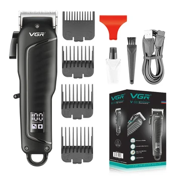VGR V-683 jaunu modle profesionālās elektriskie matu trimmeris vadu un bezvadu hair clipper vīriešu matu griešanas mašīna