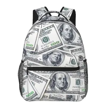Dolārs 9-saspiests-platums-7200px Mugursoma Meitenes Zēni Ceļojumu RucksackBackpacks par Pusaudžu skolas soma