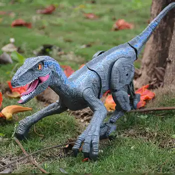 2.4 G mehāniskās dinozauru bezvadu tālvadības Imitētu Dinozauru Liesmas skaņu Efekti Bērniem Elektronisko Dinozauru Rotaļlietas
