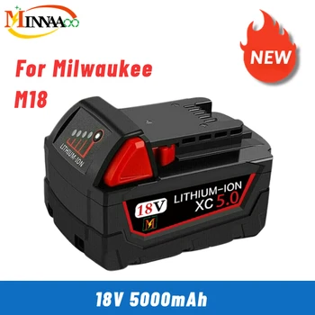 Sākotnējā 18V 9.0 Ah Rezerves Litija Jonu Akumulators Milwaukee M18 elektroinstrumentus Baterijas 48-11-1815 48-11-1850 48-11-1860 Z50