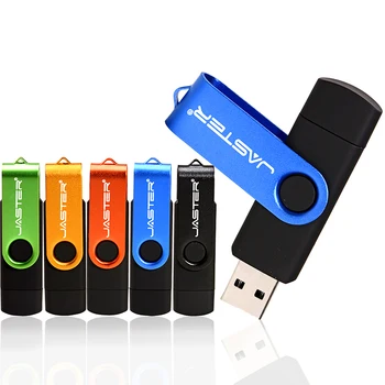 JASTER Black USB Flash Diski 128GB Bezmaksas Custom Logo USB Stick 64GB, 32GB 16GB 8GB Krāsains OTG Pen Drive 4GB Biznesa Dāvanu