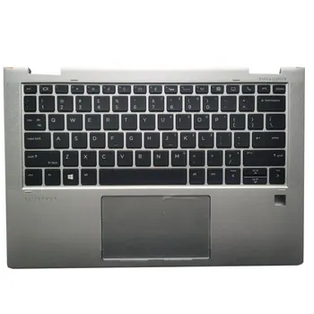 Jaunā ASV Tastatūras HP EliteBook X360 1030 G3 Klēpjdatoru Palmrest Augšējais Vāks Ar Apgaismojumu Touchpad 45Y0PTATP60 L31882-001