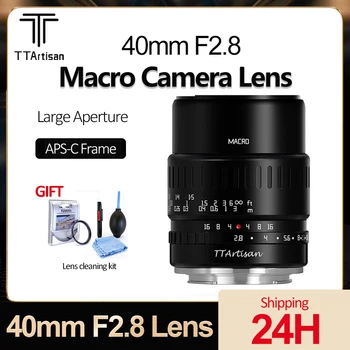 TTArtisan 40mm F2.8 Makro Objektīvs APS-C Kadru Liela Diafragmas atvēruma Objektīvs Sony E Mount Fujifilm X Canon RF Nikon Z L Mount