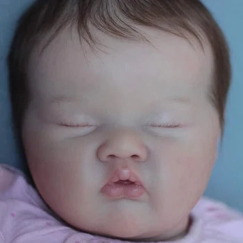FBBD 48CM Jaundzimušo Bērnu Lelle Atdzimis Alisha Smaidu Spilgti 3D Krāsotas Ādas ar Redzamām Vēnām Vairākiem Slāņiem Kolekcionējamus Mākslas Lelle