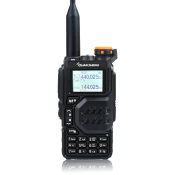 Quansheng UV-K5 50-600MHz 200Ch 5W Gaisa Joslu Walkie Talkie, UHF, VHF DTMF FM Scrambler NOAA Bezvadu Frekvence Kopēt divvirzienu Radio
