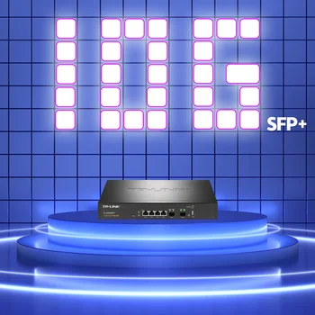 TP-LINK TL-ER2260T Pilnu Gigabit Router 10G SFP Quad Core ARM CPU AC Pārvaldības Tīkla Pārvaldība VPN 10000M Maršrutētāji