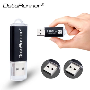 DataRunner USB Flash Drive 32GB Metāla Pen Drive 16GB 64GB, 128GB un 256 gb Portable Mini Pendrive USB 2.0 Memory Stick