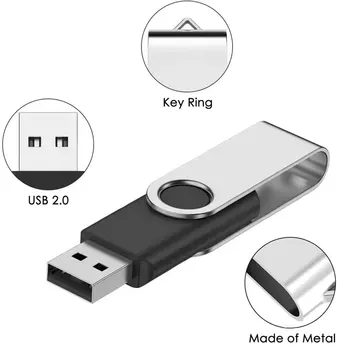 Multi-funkciju uz USB flash diska 256 GB Pen Drive ūdensizturīgs Memory Stick 64GB, 128GB Pendrive 32gb 16gb 4gb 8gb флеш карта u-disk