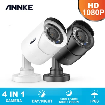 ANNKE HD 1080P TVI nakts redzamības ar Smart IS Bullet Drošības Kameru, 4-in-1 Āra Ūdensizturīgu IP66 2MP Drošības Kameras