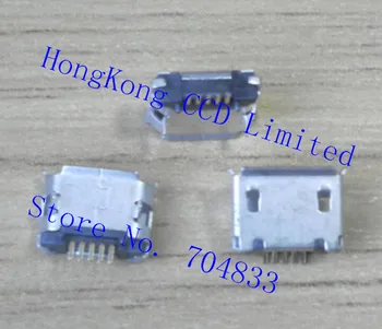 500pcs/daudz plaši izmanto micro USB ports uzlādes savienotājs planšetdatoru, GPS mobilie