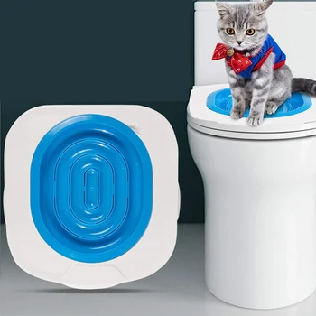 Labāko Plastmasas Kaķu Tualetes Apmācību Komplekts Atkārtoti Kucēnu, Kaķu Pakaiši Paklājiņš Kaķu Tualetes Treneris Tualetes Mājdzīvnieki Tīrīšanas Kaķu Apmācību Produkta