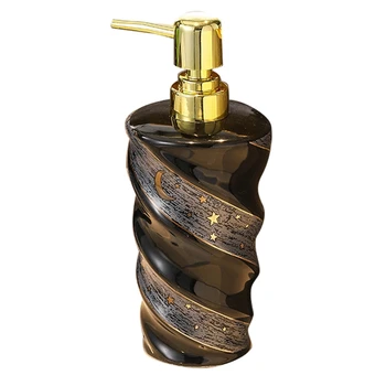 Keramikas Ziepju Dozators Vannas Istaba Šķidruma Uzglabāšanas Pudele Mazgāšanas Līdzeklis Hand Sanitizer Dušas Želeju, Šampūnu Pudeles
