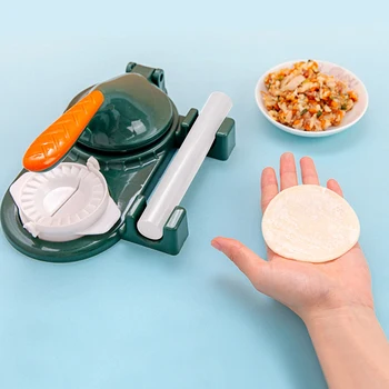 Virtuves Rīku Klimpu Maker Diy Komplektu Wrapper Presser Rokasgrāmata Racionāls Pelmeņi Empanadas Mīklu Ādas Molder Mašīna