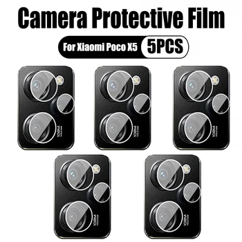 5GAB Kamera Mīksto TPU Aizsardzības Filmas XIaomi Poco Pro X5 Atpakaļ Objektīvs Anti Scratch Skaidru Ekrāna Aizsargs, lai Poco X5