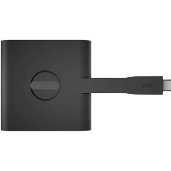 DA200 Dell Adapteris USB-C HDMI/VGA/Ethernet/USB 3.0 - Black Pavisam Jaunu 0JF19J