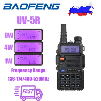 2023 Karstā Pārdošanas Baofeng UV-5R 8W Dual Band 