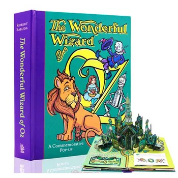 1 Grāmata/Iepak angļu-Versiju Wonderful Wizard of Oz 3D Pop-up Book