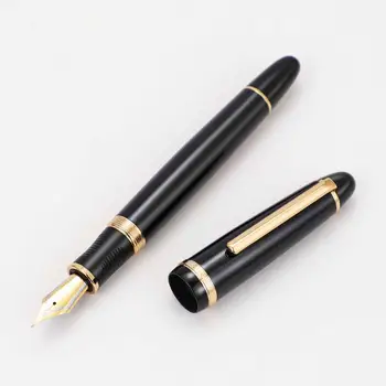 Jinhao X850 Metāla Fountain Pen F/M Irīdija Pērļu Melnā Zelta Augstas Kvalitātes Rakstot Tintes Pildspalvas Skolas, Biroja Kancelejas Preces, Pildspalvas Ar Dāvanu Kastē