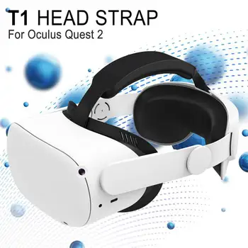 Par Oculus Quest 2 Austiņas Virtuālo Realitāti, Regulējamu Cepures Bezvadu Šūpuļzirgs Baltu Pu Putas Vr Maska Vr Aksesuāri Soft
