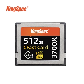 KingSpec Compact Flash Karti CFast 2.0 512 GB un 256 gb, 1 TB Atmiņas Kartes 525MB/s Flash atmiņas Kartes Atmiņas Kartes Full HD 3D 4K Video Kameras