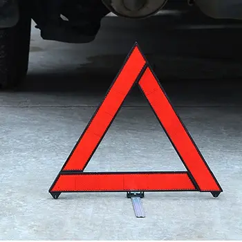 Salokāma Brīdinājuma Trijstūri Ceļu satiksmes Drošības Atstarojošs Sarkans Trijstūris Atstarojoša Kuģa Drošības Ierīču ABS Brīdinājuma Zīmi, Auto Motori