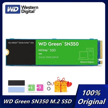 Sākotnējā WD Green SN350 1T 2T 480GB 240GB NVMe M2 SSD PCIe 3.0 M. 2 2280 Iekšējo Cieto Disku līdz 3200MB/s