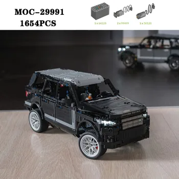 Classic veidošanas bloku KM-29991 bezceļu transportlīdzekļu montāžas un montāža 1654PCS daļas modeli, pieaugušo un bērnu rotaļu dāvanu