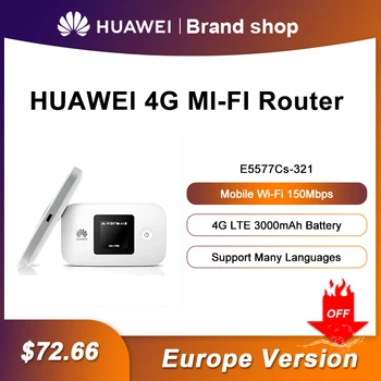 Atbloķēt Huawei E5577 4g Lte Cat4 E5577cs-321 Mobilo Hotspot Bezvadu Maršrutētāju (wireless router Wifi Huawei E5577Bs-937 Akumulators 1500mAh 3/4g Maršrutētāju