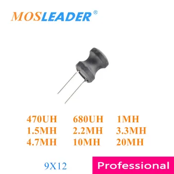 Mosleader 500pcs 9x12 0912 470UH 680UH 1MH 1.5 MH 2.2 MH 3.3 MH 4.7 MH 10MH 20MH 9*12 DIP H Jauda induktori