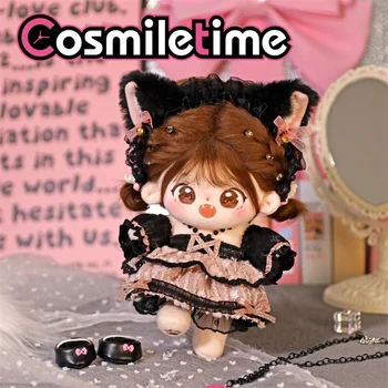 Forša Meitene, Melnais Kaķis, Plīša 20cm Lelle apģērbs Apģērbs Cosplay Tērpiem uzposties Cosplay Piederumi Bērnu Rotaļlietas Meiteni Anime