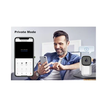 Tuya Kameras Telpās Smart Home WiFi Kameru, 1080P Iekštelpu Drošības Bezvadu Novērošanas Kameras Alexa Auto Izsekošana MUMS Plug