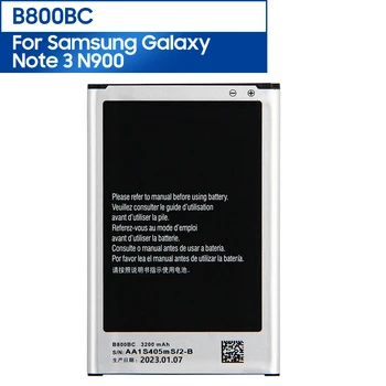 JAUNAS Rezerves Tālruņa Akumulatora B800BC Samsung GALAXY NOTE 3 N9006 N9005 N900 N9009 N9008 N9002 B800BE ar NFC 3200mAh