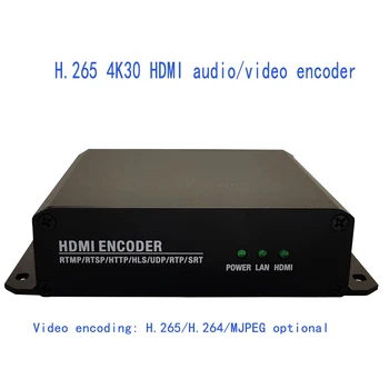 H265 H264 vienu kanālu 4K30 HDMI gredzens-no audio un video kodētāju, HDMI, IP, kabeļu TV iekārtas