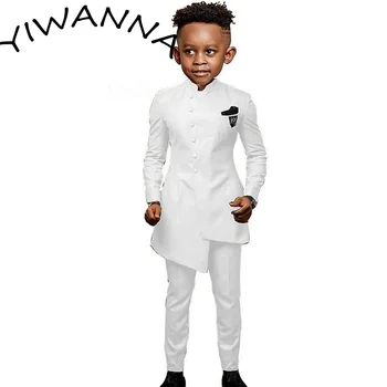 Āfrikas Dizaina Zēnu Uzvalki Noteikti Oficiālu Kāzu Uzvalku Bērniem Kostīmu Klavierspēlē Bērniem Individuāli Top Qulity
