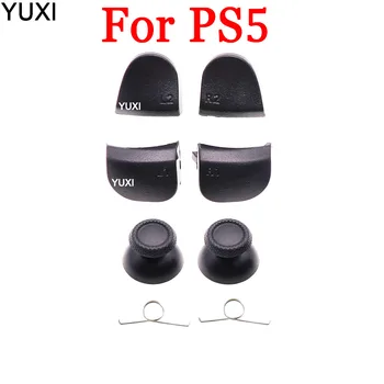 YUXI Par PS5 L2 R2 Sprūda Pogu Metāla Atsperu Nomaiņa R2, L2 Izraisīt Pogas PS5 DS5 Kontrolieris