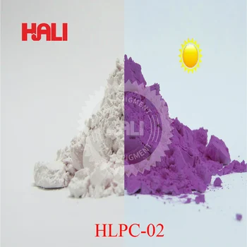 Photochromic pulveris saules gaismas jutīga pigmentu saules aktīvs pigmenta pulveris minimālā pasūtījuma:1kg krāsa:violeta.vienība:HLPC-02 utt....