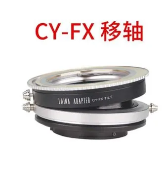 CY-FX tilt objektīva adapteris ZEISS Contax Yashica cy Objektīvu, lai Fujifilm FX XE3/XE1/XH1/XA7/XA10/xt10 xt30 xpro2 xt4 xt100 kamera