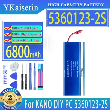 YKaiserin Akumulatora 6800mAh Par KANO DIY PC 5360123-2S 53601232S Digitālo Bateria
