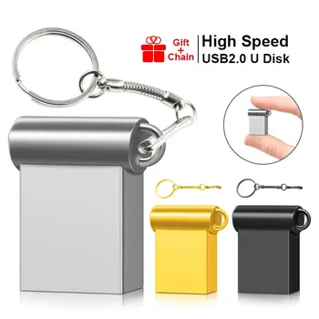 USB Zibatmiņas Diskus un 256 gb Pen Drive 2.0 Usb Pendrive Tiešām Kapacitāte 128GB 64GB, 32GB 16GB 8GB Memoria Metāla Stick 1TB Uzglabāšana