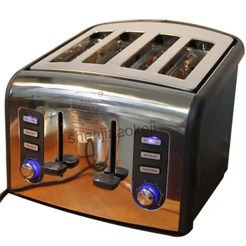 Nerūsējošā tērauda 4slices Tosteris tosteris automātiski CFDQ004 elektriskā krāsns, tosteris brokastis mašīna Cepšanas Apkures maizes mašīna