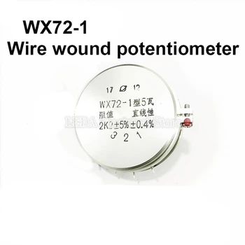 1gb WX72-1 5W 1K 2K2 4K7 5K 10K Precizitāti Lineārs potenciometrs vadītāj plastmasas leņķa nobīde sensors