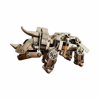 Mehāniskās Trīsstūris Pūķis Mecha Montāža 3D Metāla Modeļa Komplekti Metāla Steampunk Modelis Dienu Apkopot un Dissamble Dzīvnieku Rotaļlietas, Dāvanu