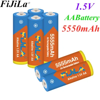 Daudz AA Baterijas 5555mAh 1,5 V Uzlādējams 5550mAh Alkaline1.5V taktu Rotaļlietas Kameras 