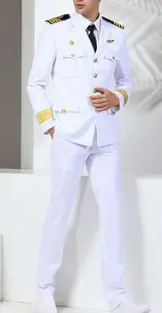 Balts ASV Navy Vienotu Amatpersona Uzvalks Pavasara Jūrnieks Militāro Vīriešiem, Kapteinis Ietver Bikses