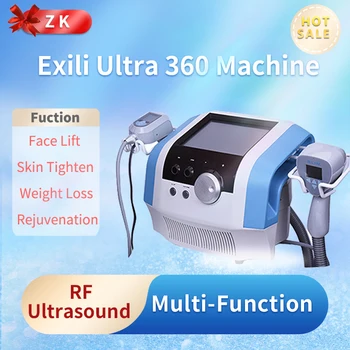 Profesionālās 2 in 1 Ultraskaņu+RF+Dzesēšanas Sistēma Exili Ultra 360 Ķermeni Slaidinoša Sejas Savilkšanas Skaistumu Veidošanas Mašīna