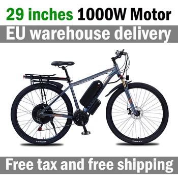 Elektrisko Velosipēdu 48V 1000W Motors 29 collu mtb velosipēdu, elektrisko velosipēdu bezmaksas piegāde alumīnija ceļu velosipēds E Velosipēds