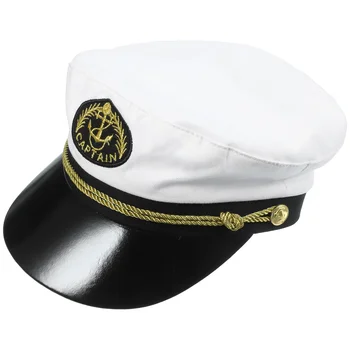 Kapteiņa Cepure, Kas Kapteiņu Āra Apģērba Piederumi Jahtu Apģērbs Kostīmu Sailor Buru
