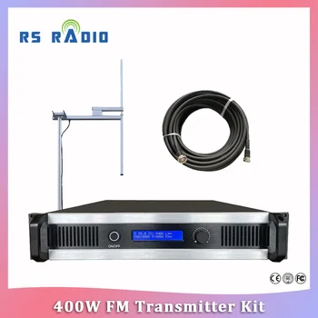Bezmaksas piegāde 400 vatu FM raidītājs stereo 400W FM raidītājs bezvadu apraides radio stacijas