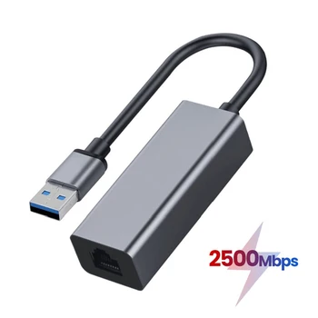 Nku 2.5 gb / s RTL8156B USB 3.0 Tīkla Karte 2500Mbps USB, lai RJ45 Ethernet Adapteris LAN Kabeli Bezmaksas Draiveri Windows7/8/10 MacOS PC